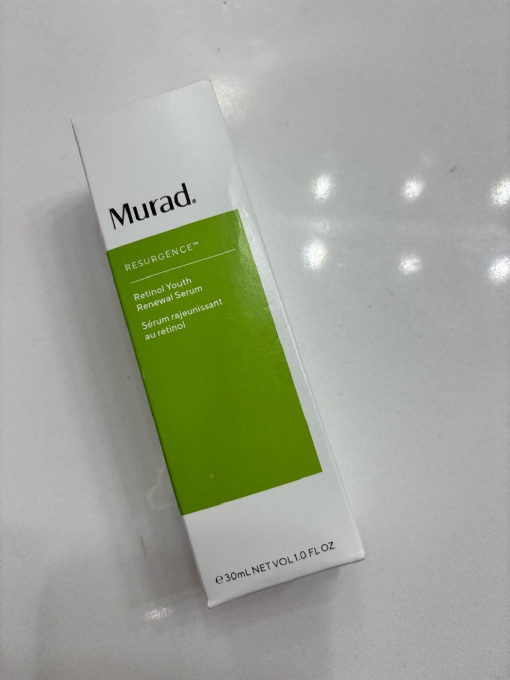 Murad Retinol Youth Renewal Serum - Green & White Packaging